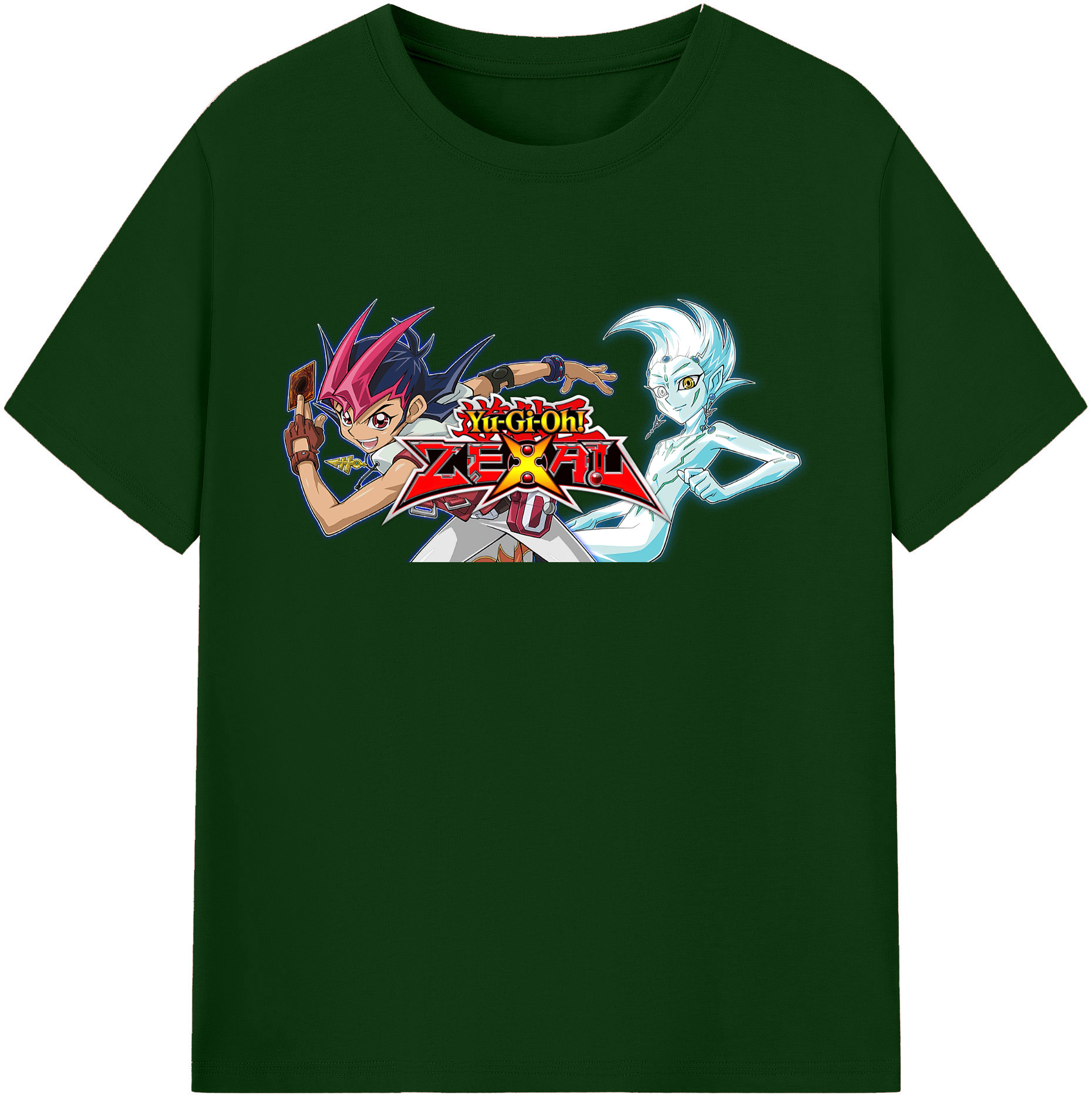 （画像用） 遊☆戯☆王 Yu-Gi-Oh! 綿100％半袖Tシャツ（フロントプリント）